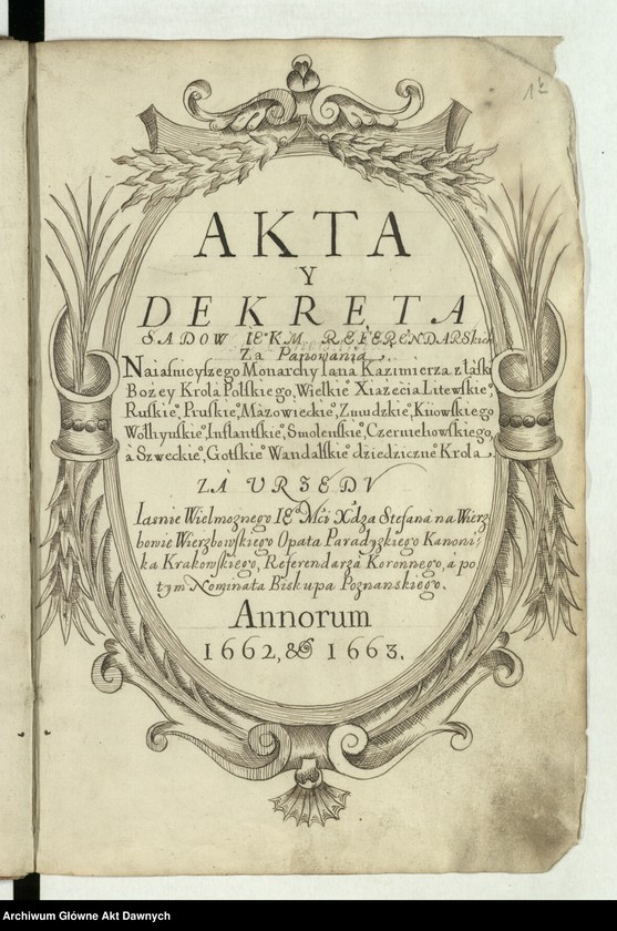 Obraz 9 z kolekcji "Referendaria Koronna111"