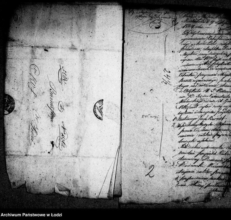 Obraz 9 z jednostki "Akta ławnika czynnego osady fabrycznej tyczące się cechu tkackiego"