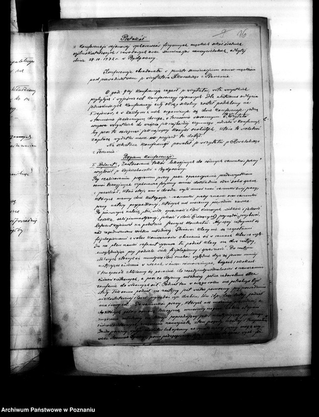 Obraz 20 z jednostki "[Protokoły z okręgowej konfederacji nauczycieli wychowania fizycznego]"