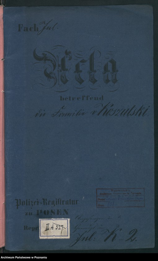 Obraz 2 z jednostki "A. betr. Familie von Koszutski"