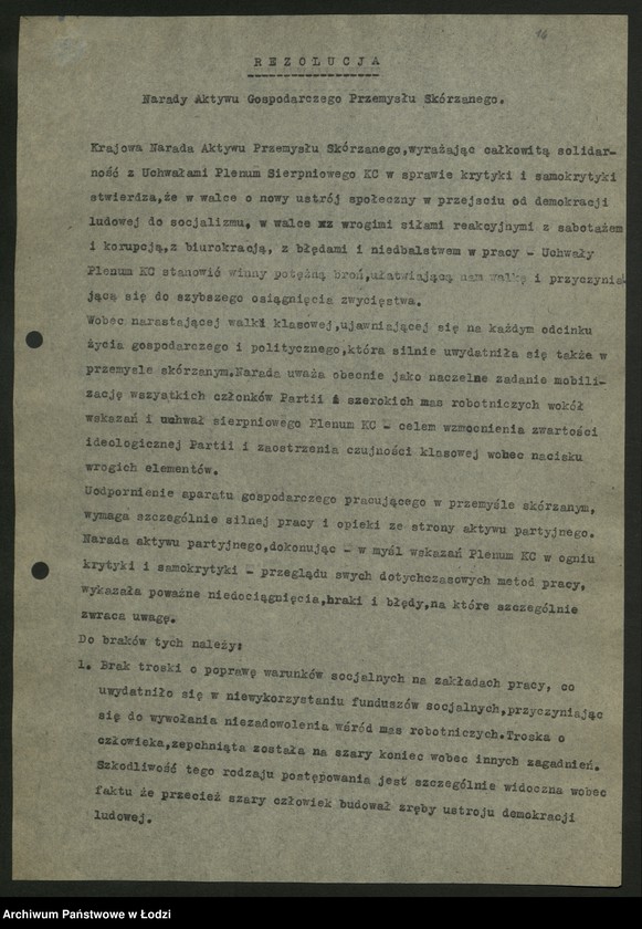 Obraz 17 z jednostki "Rezolucje z krajowych narad aktywu"