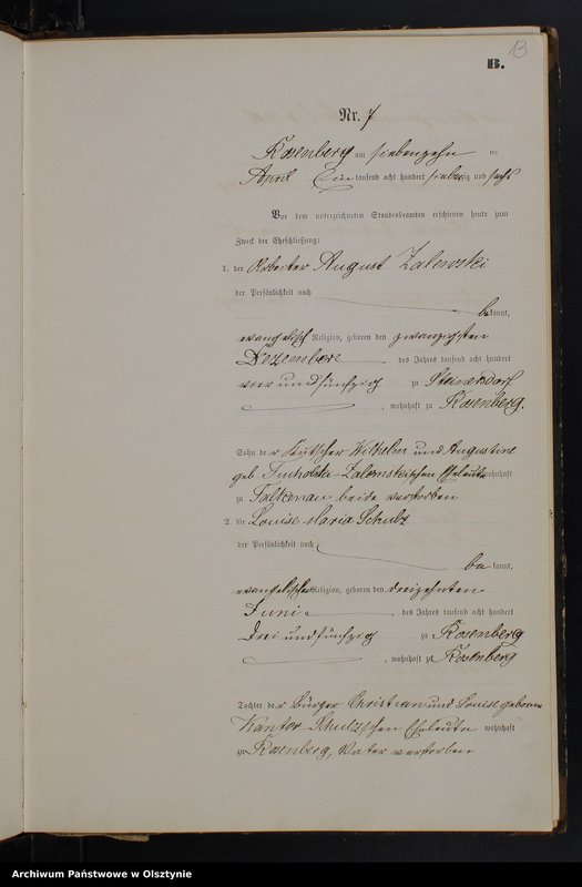image.from.unit.number "Heiraths-Neben-Register Nr 1 - 27"
