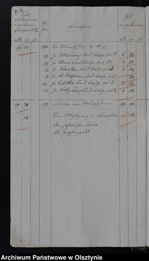 image.from.unit.number "Jahr Kirchen Rechnung des einfachen Real und Personal Decems, wie auch aller Einnahme und Ausgabe nebst BauRechnung"