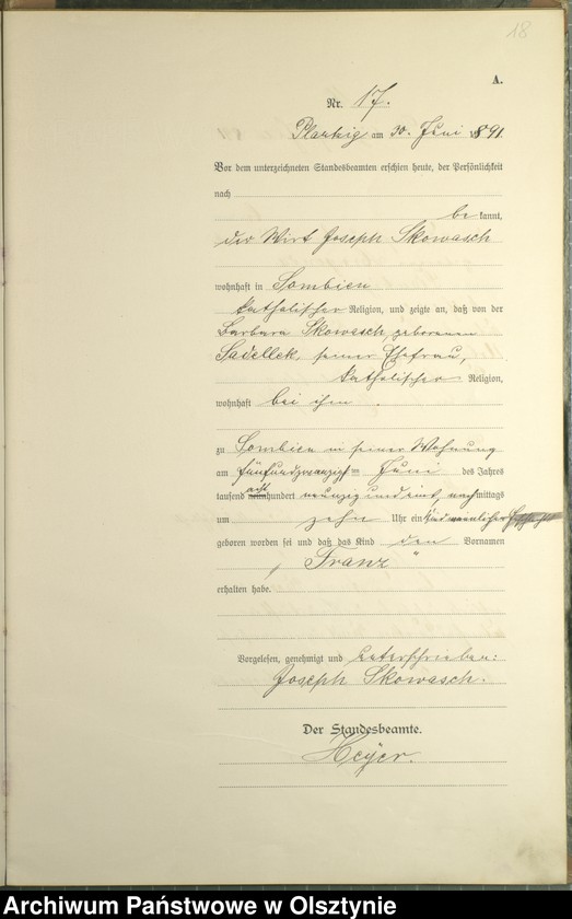 image.from.unit.number "Geburts-Haupt-Register Nr 1 - 46"