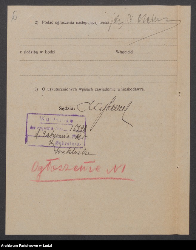 Obraz 8 z jednostki "Stanisław Majewski – sprzedaż wód gazowanych, sodowych i mineralnych „Zdrój”"