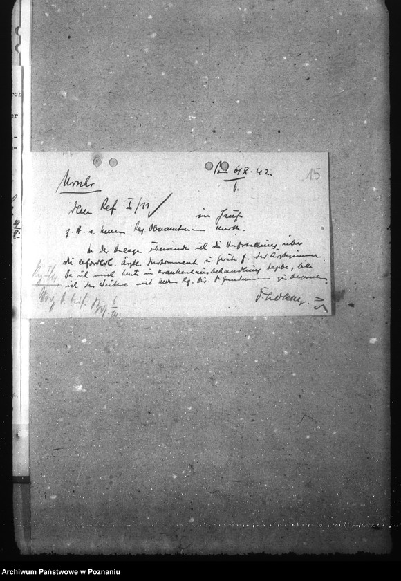 Obraz 19 z jednostki "Einsetzung eines Vertrauensarztes und Errickung eines Sprechzimmers"