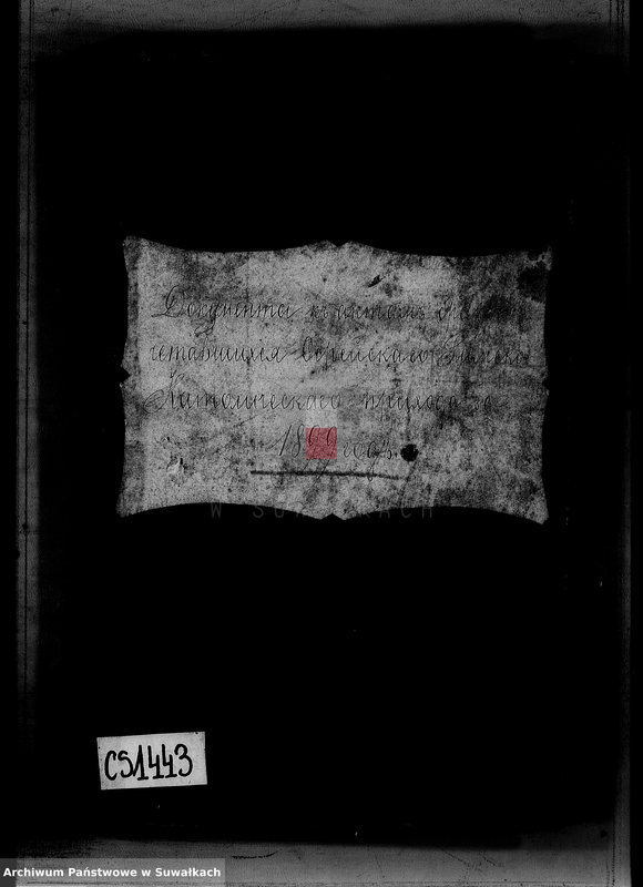 image.from.unit.number "Dokumenty k aktam brakosočetavšichsja Serejskago Rimsko-Katoličeskago prichoda za 1899 god"