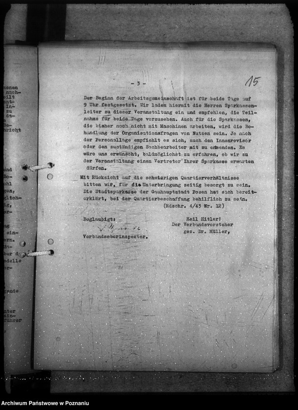 Obraz 19 z jednostki "Rundschreiben des Sparkassen- und Giroverbandes Wartheland"