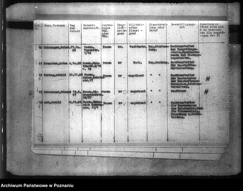 Obraz 16 z jednostki "Geschäftsverteilungspläne der Reichsbauämter"
