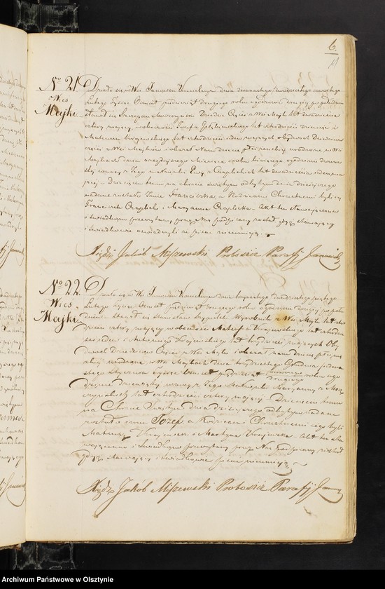 image.from.unit.number "Duplikat Parafii Janowieckiej w Powiecie Mławskim Gubernii Płockiej na Rok 1852"