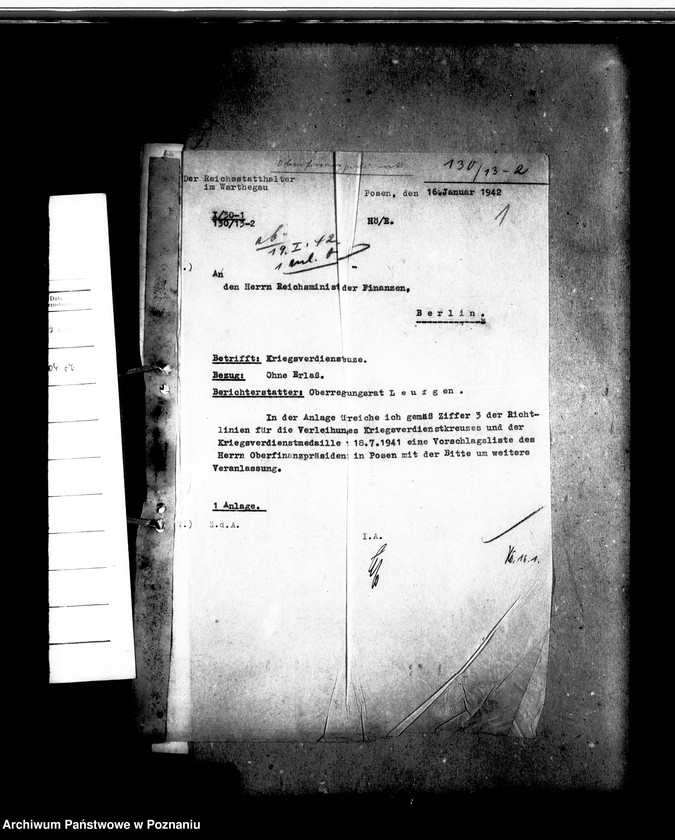 Obraz 5 z jednostki "Kriegsverdienstkreuze- Finanzverwaltung"