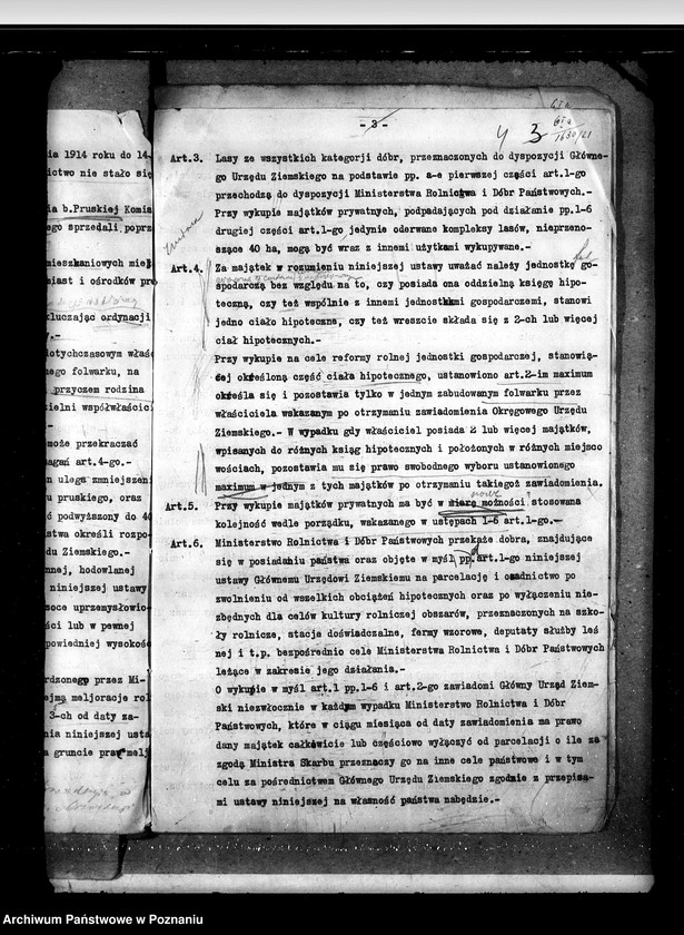 Obraz 9 z jednostki "Sprawy prawne projekty ustaw i rozporządzeń do Sejmu Ustawodawczego"