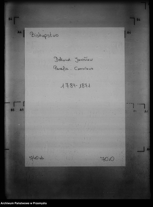 Obraz 4 z jednostki "[Kopie ksiąg metrykalnych parafii Czernilawa (dekanat Jaworów)]"