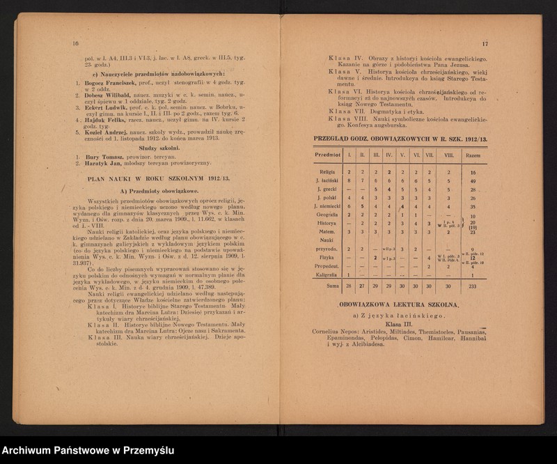 image.from.unit.number "XVIII Sprawozdanie dyrekcji c.k. gimnazjum polskiego w Cieszynie za rok szkolny 1912/13"