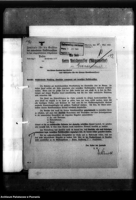 Obraz 16 z jednostki "Kreis Konin. Zgłoszenia zmarłych i zaginionych miejscowych Niemców w 1939 roku"