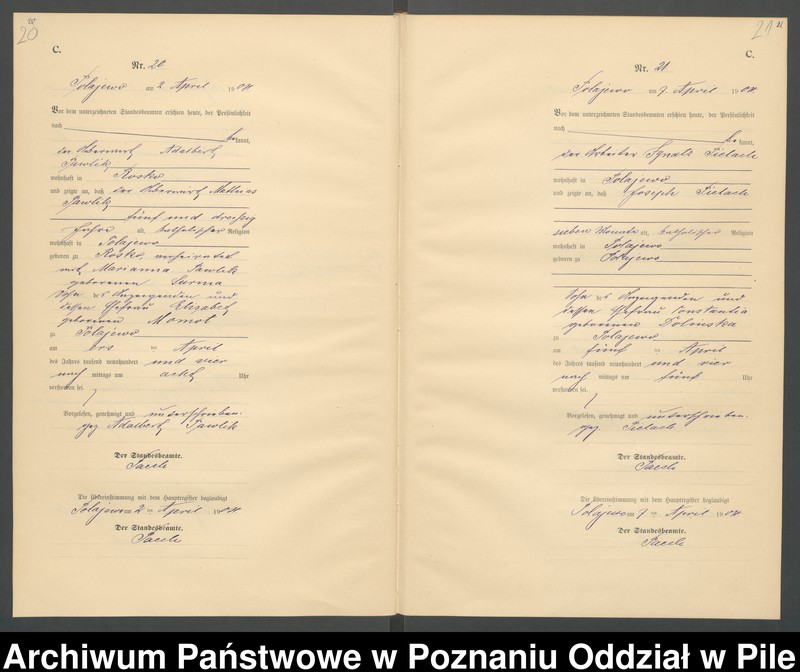 Obraz 13 z jednostki "Księga zgonów"