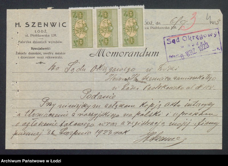 Obraz 6 z jednostki "Herman Szenwic – pracownia dzianych wyrobów"