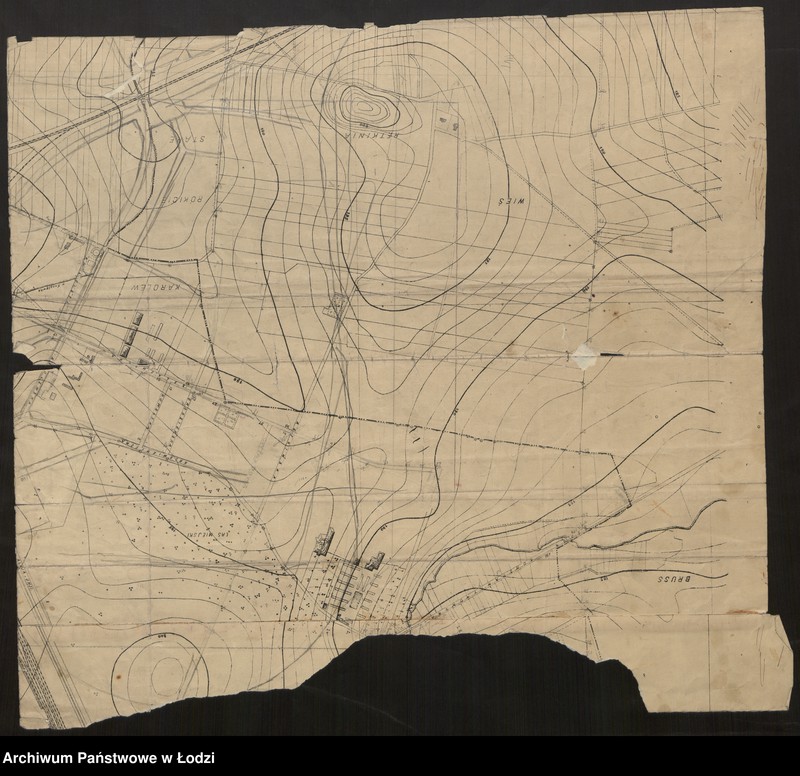 Obraz 2 z jednostki "Plan zachodniej części m. Łodzi"