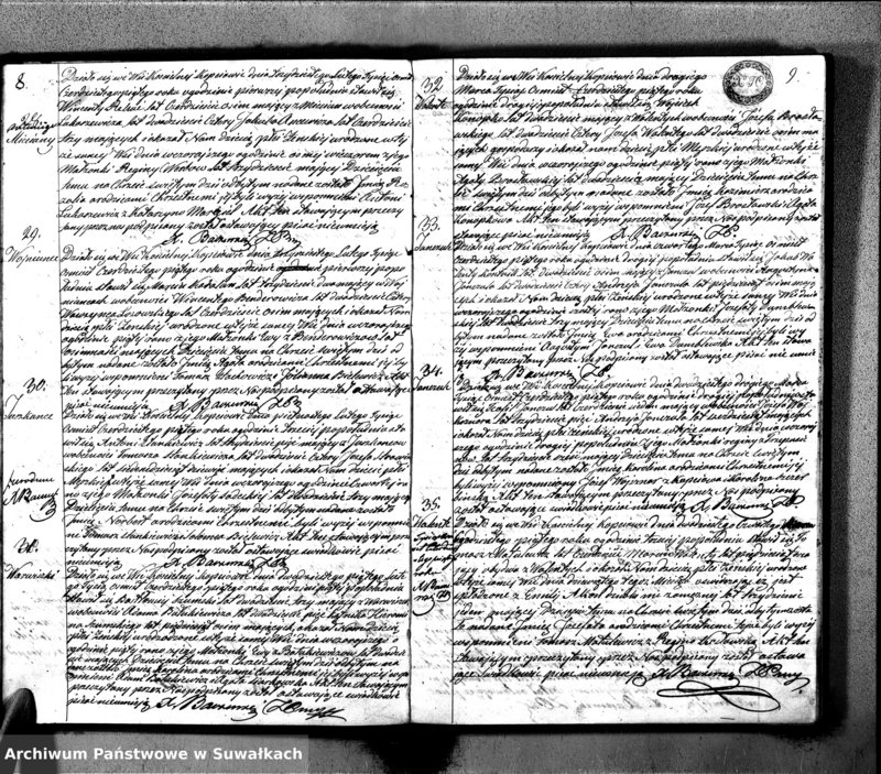 image.from.unit.number "Księga Duplikat Urodzonych, Zaślubionych i Zeszłych Parafii Kopciowskiey służyć mająca na Rok 1845"