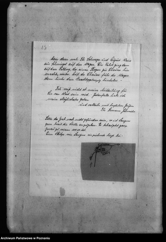 Obraz 20 z jednostki "Anzeigen im Ortdentuhen Berbachter am 2.8.1941 bert. Lültemeger - Herrenhofen, b. Schroda (Środa)"