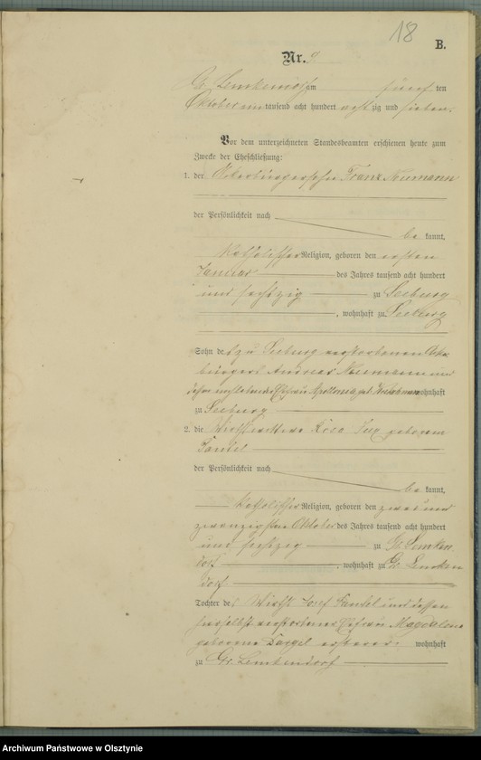 image.from.unit.number "Heiraths-Haupt-Register Nr 1 - 14"