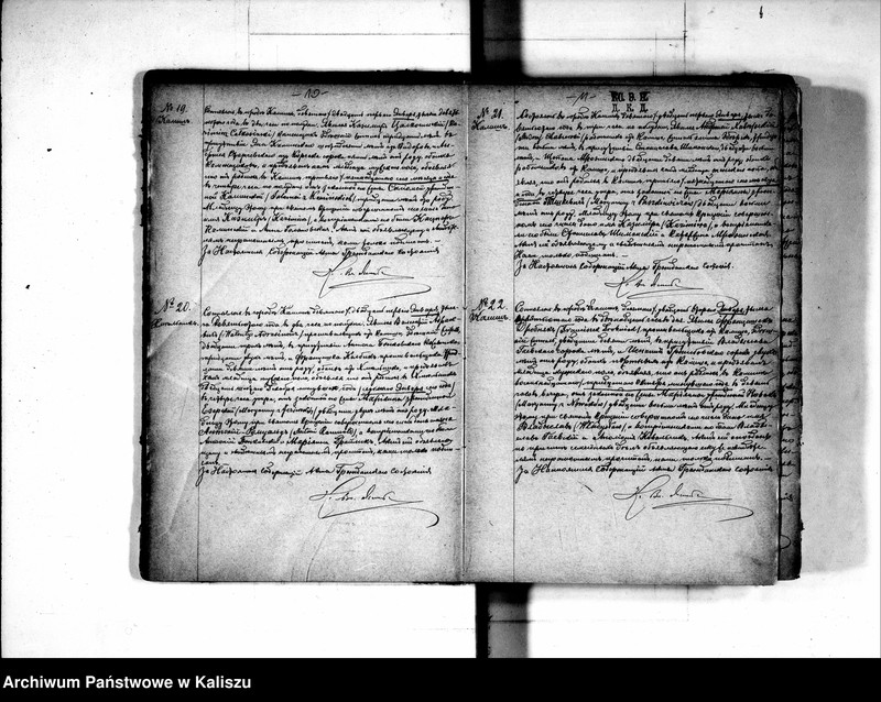 Obraz 20 z jednostki "Księga urodzeń, małżeństw i zgonów (duplikat)"