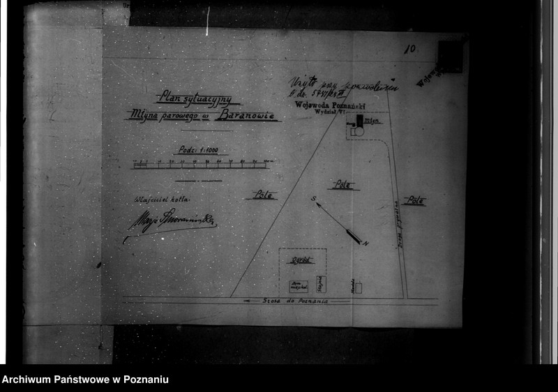 Obraz 14 z jednostki "Młyn parowy M. Smorawińskiej Baranowo powiat poznański nr woj. kotła 328 później własność J. Tomkowiak, Fabianowo powiat poznański"
