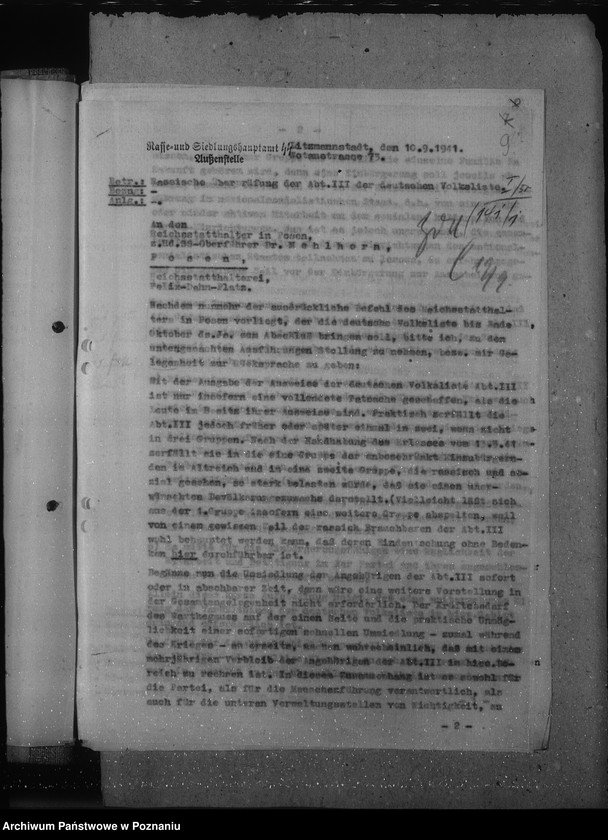 Obraz 13 z jednostki "Rassische Musterung von Angehörigen der Abteilungen III und IV."