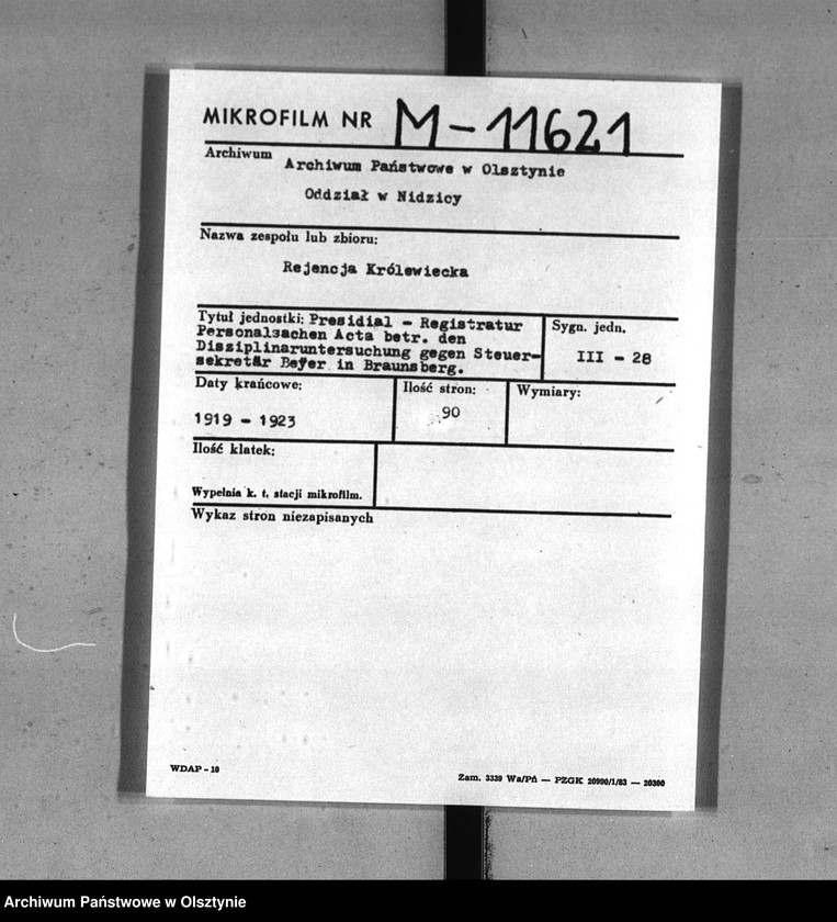 image.from.unit.number "Disziplinaruntersuchung gegen Steuersekretär Beyer [Otto] in Braunsberg"