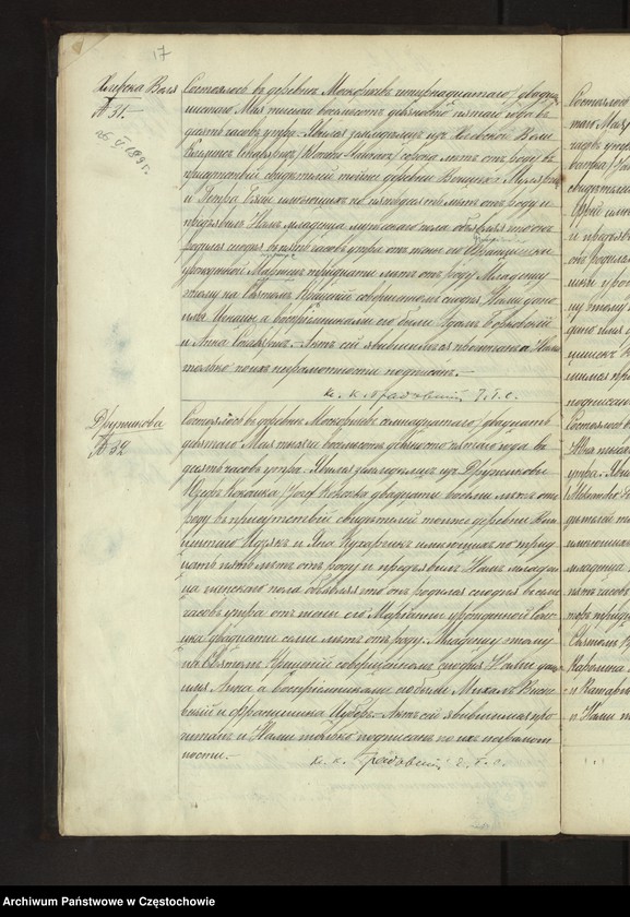 image.from.unit.number "Duplikat aktów urodzeń, małżeństw, zgonów z 1895 roku"