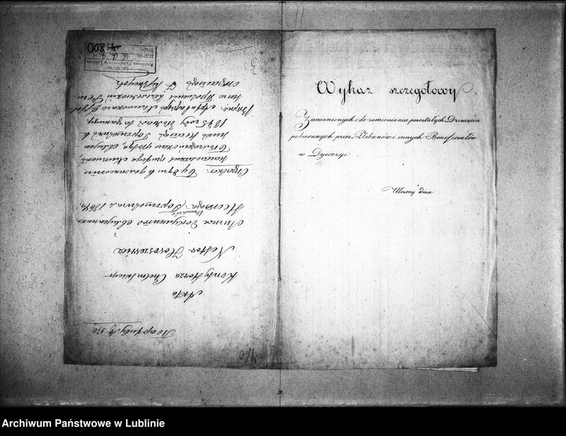 Obraz 4 z jednostki "Akta Konsystorza Chełmskiego. Nestor Horoszewicz [administrator parafii Złojec i Kosobudy, proboszcz parafii Chmielek]"