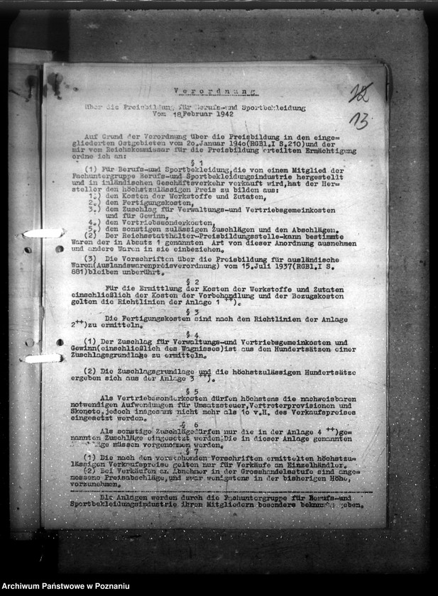 Obraz 17 z jednostki "Verordnungsblatt Nr. 6"