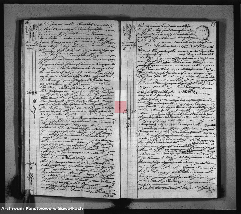 image.from.unit.number "Akta urodzonych stanu cywilnego gminy seyneńskiey od 1-go stycznia 1819 roku."