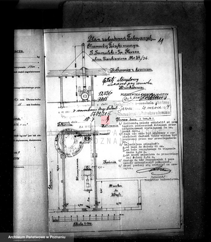 Obraz 16 z jednostki "Pleszewska Fabryka Maszyn S. Samulski i Spółka Pleszew nr fabr. kotła 12826 nr woj. kotła 4986"