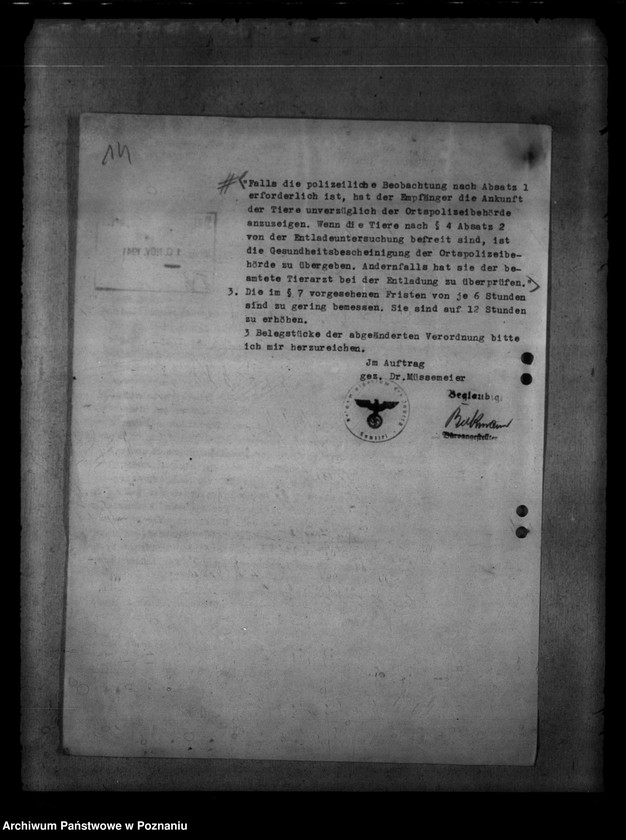 Obraz 18 z jednostki "Bekämpfung der Tierseuchen"