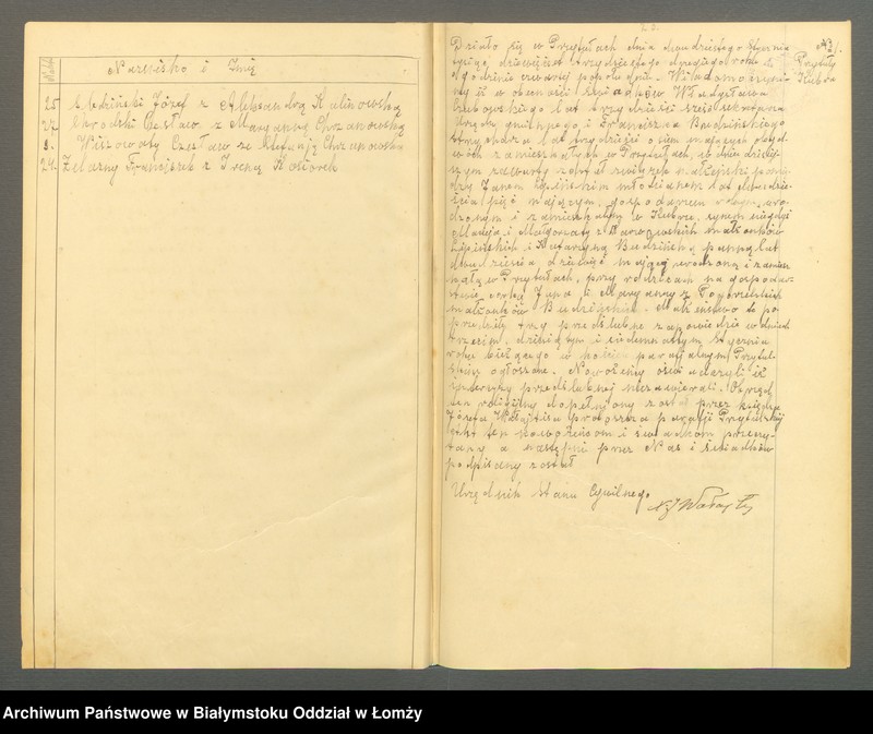 Obraz 20 z jednostki "Księga małżeństw"