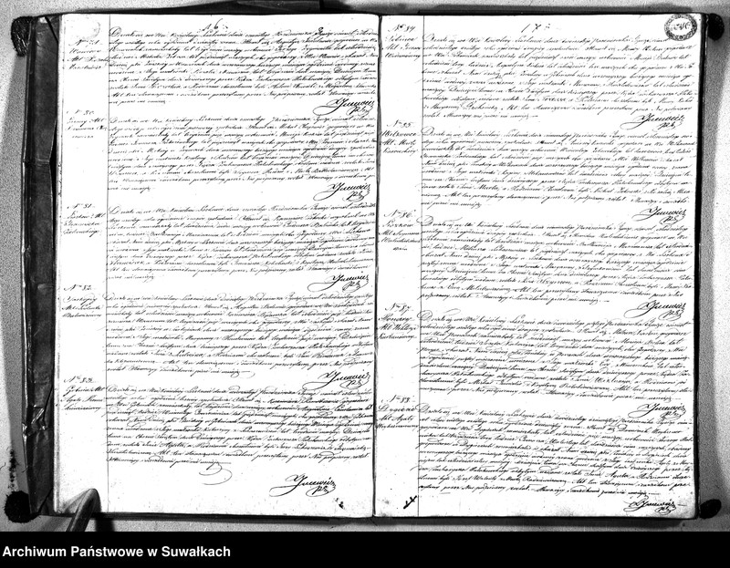 image.from.unit.number "Księga Duplikat Urodzonych, Zmarłych i Zaślubionych Parafii Liszkowskiej w Powiecie Seyneńskim Gubernii Augustowskiey Rok 1846"