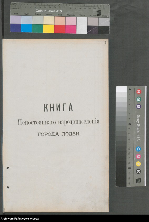 Obraz 4 z jednostki "[Księga ludności niestałej m. Łodzi lit. I]"
