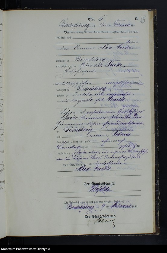 image.from.unit.number "Sterbe-Neben-Register Nr 1 - 22"