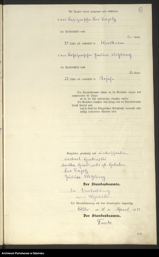 image.from.unit.number "Księga małżeństw (rejestr poboczny nr 1-32/1920; rejestr główny nr 29-32/1920; rejestr główny nr 10-11/1921)"