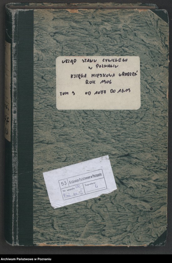 Obraz 2 z jednostki "Księga miejscowa urodzeń"