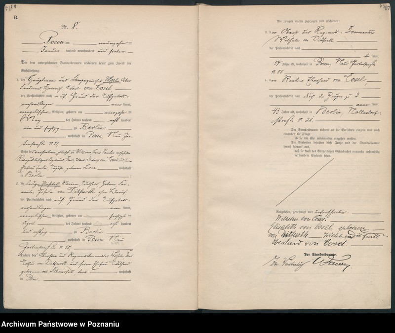 Obraz 10 z jednostki "Księga miejscowa małżeństw [Rejestr główny małżeństw]"