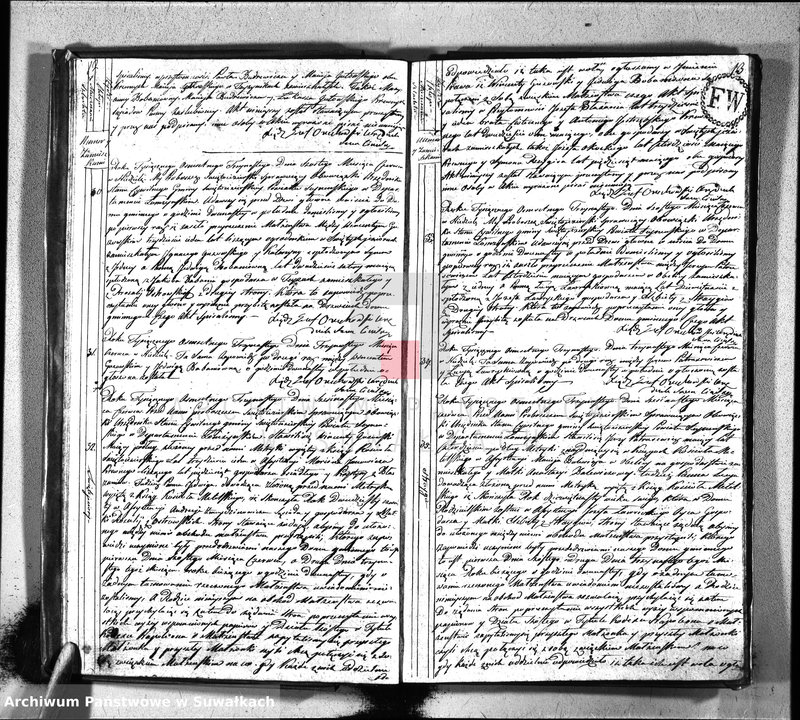 image.from.unit.number "Akta zaślubionych gminy święto-jeziorskiey od 1-go stycznia 1813 roku az do ostatniego grudnia"