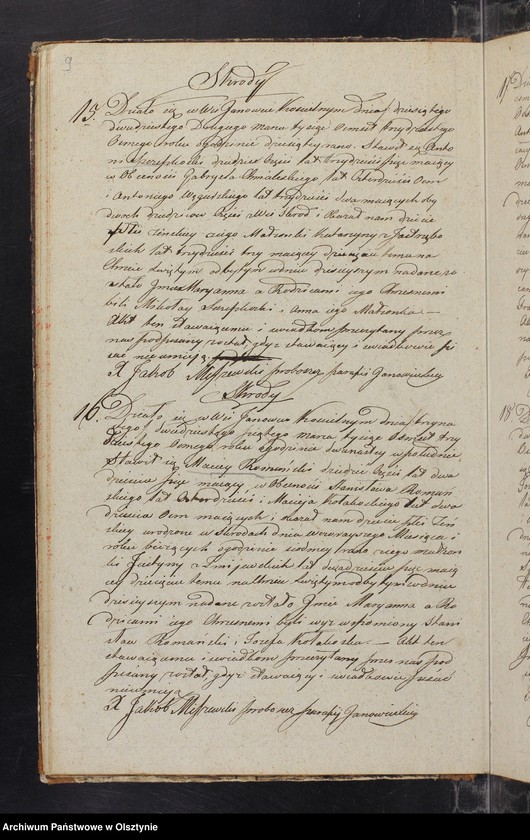 image.from.unit.number "Duplikat Kościoła Parafialnego Janowieckiego składający się z trzech Oddziałow to jest Ak Urodzenia Zaslubienia i Zejścia na Rok 1838 przeznaczony"