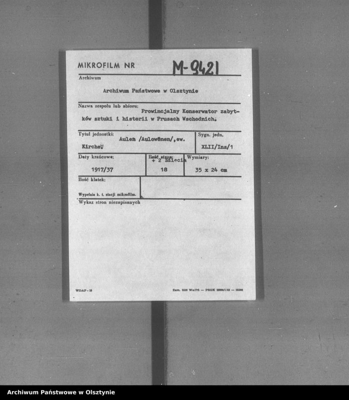 image.from.unit.number "Aulenbach /Aulowönen/, evangelische Kirche"