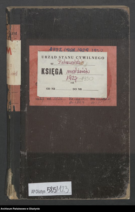 Obraz 2 z jednostki "Heirats-Neben-Register Nr 1 - 19, 1-6, 1-14, 1-16"