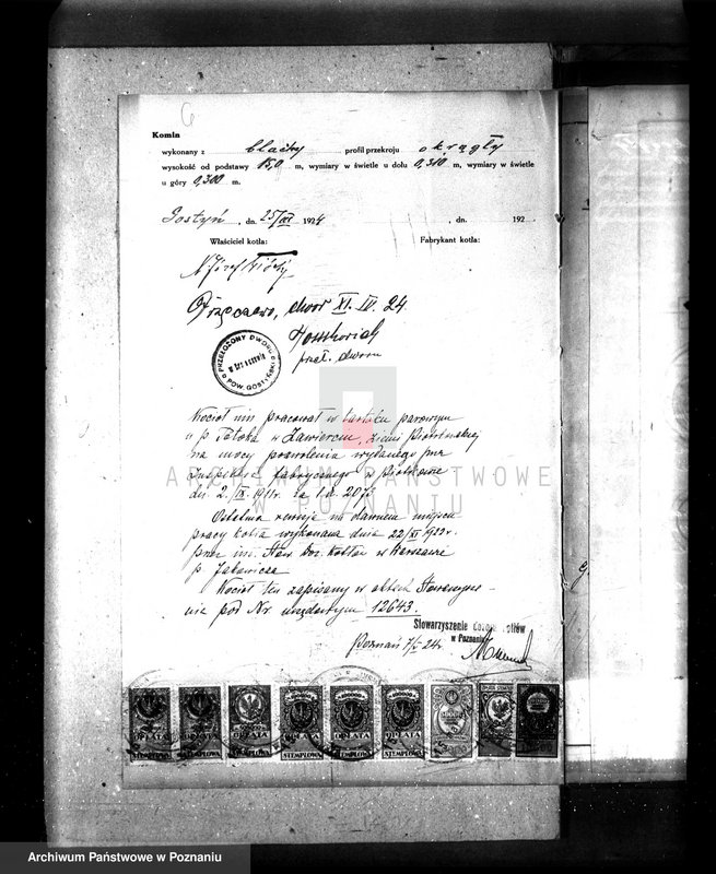 Obraz 12 z jednostki "Majątek Drzęczewo pow. gostyński tartak parowy, własność Klasztoru O.O. Filipinów w Gostyniu"