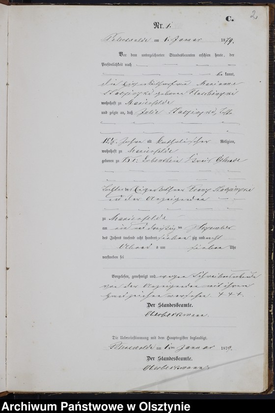 image.from.unit.number "Sterbe-Neben-Register Nr 1 - 147"