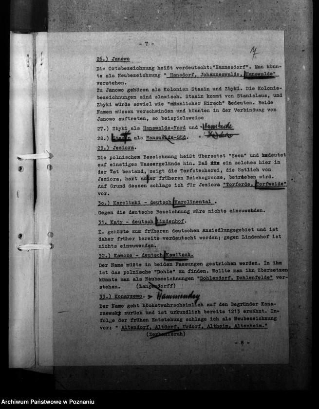 Obraz 11 z jednostki "Ortsnamenänderung - Kreis Rawitsch (Rawicz)"