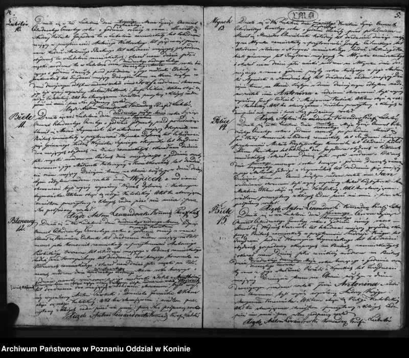 Obraz 5 z jednostki "Duplikat urodzonych, zaślubionych, zmarłych"